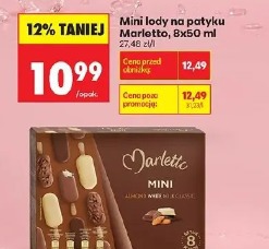 Mini lody na patyku Marletto