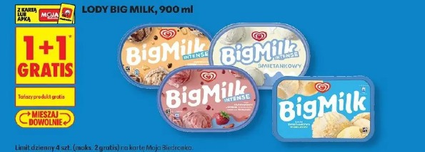 Lody Big Milk 900 ml