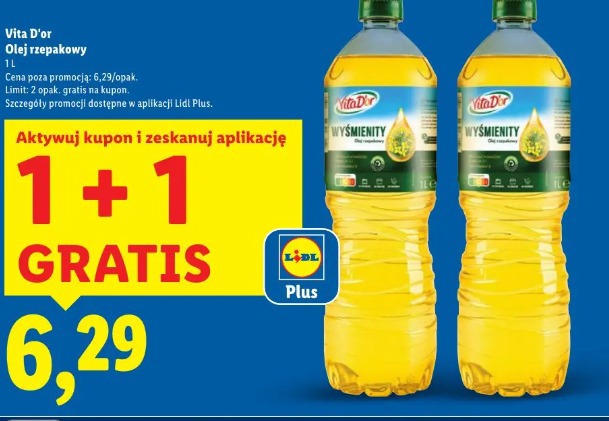 Vita D'or Olej rzepakowy