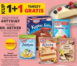 Wszystkie artykuły marki Dr. Oetker (z wyłączeniem produktów mrożonych)