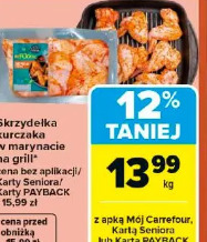 Skrzydełka kurczaka w marynacie na grill