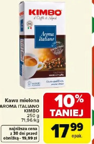 Kawa mielona Aroma Italiana Kimbo