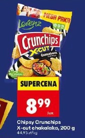 Chipsy Crunchips X-cut chakalaka Lorenz