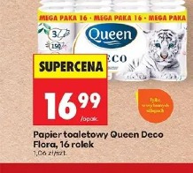 Queen papier toaletowy Queen Deco Flora