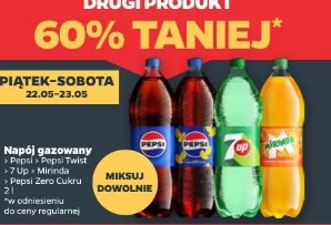 Napój gazowany Pepsi/Pepsi Twist/7 Up/Mirinda/Pepsi Zero Cukru