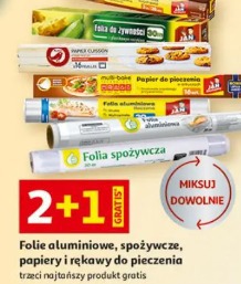 Folie aluminiowe, spożywcze, papiery i rękawy do pieczenia