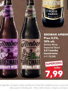 Browar Amber Piwo 8,5%, 10% Barley Wine, Imperial Stout