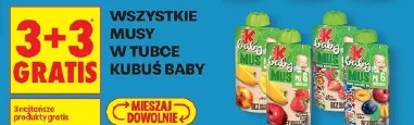 Wszystkie musy w tubce Kubuś Baby