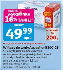 Wkłady do wody AQUAPHOR B100-25