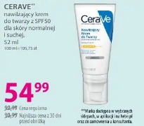 Cerave nawilżający krem do twarzy z SPF50 do skóry normalnej i suchej