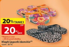 Klapki japonki damskie
