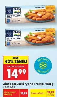 Złote paluszki rybne Frosta