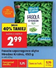 Fasola szparagowa cięta Mrożona Kraina