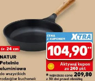 Natur Patelnia aluminiowa do wszystkich rodzajów kuchenek