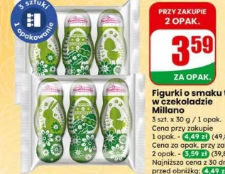 Figurki o smaku toffi w czekoladzie Millano