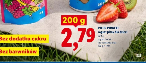 Pilos Piratki Jogurt pitny dla dzieci