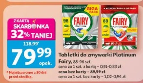 Tabletki do zmywarki Platinum Fairy