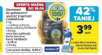 Ziemniaki do gotowania Jakość z Natury Carrefour