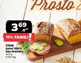 Chleb żytni 100% bez drożdży