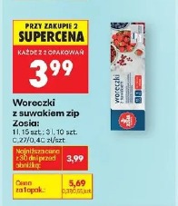 Woreczki z suwakiem zip Zosia
