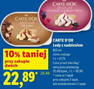 Carte D'Or Lody z nadzieniem