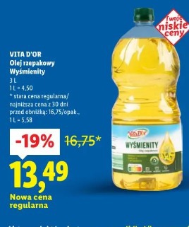 Vita D'or Olej rzepakowy Wyśmienity