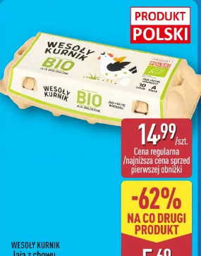 Jajka z chowu ekologicznego Wesoły Kurnik