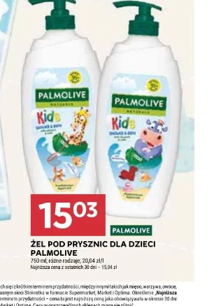 Żel pod prysznic dla dzieci Palmolive