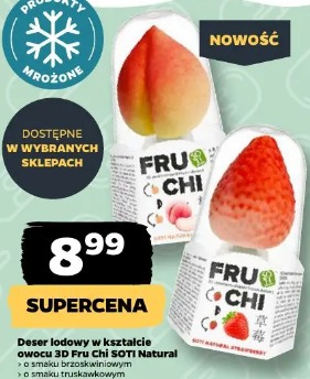 Deser lodowy w kształcie owocu 3D Fru Chi SOTI Natural