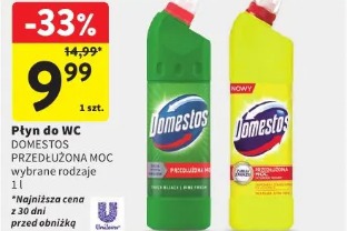 Płyn do WC Domestos Przedłużona Moc