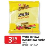 Wafle tortowe kwadratowe suche Epidor
