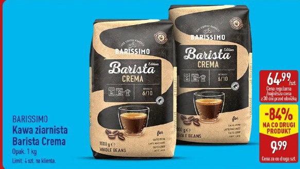 Barissimo Kawa ziarnista Barista Crema