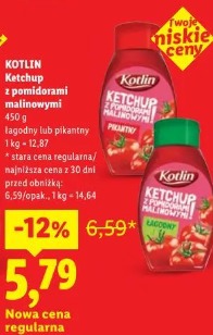 Kotlin Ketchup z pomidorami malinowymi łagodny lub pikantny