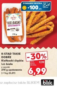 Kiełbaski śląskie lub schab ze szynki K-Stąd Takie Dobre