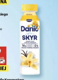 Jogurt pitny typu islandzkiego Skyr Danio