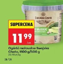 Ogórki małosolne Swojska Chata