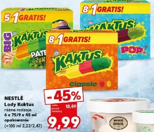 Nestlé lody Kaktus