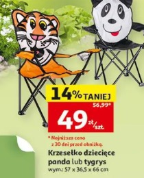 Krzesełko dziecięce panda