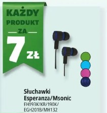 Słuchawki Esperanza/Msonic
