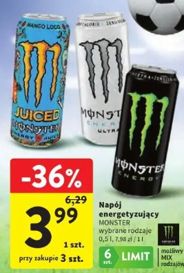 Napój energetyzujący Monster