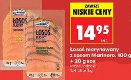 Łosoś marynowany z sosem Marinero różne rodzaje