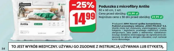 Poduszka z microfibry Antila