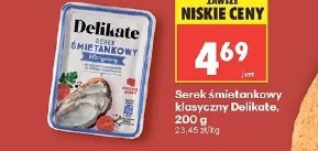 Serek śmietankowy klasyczny Delikate