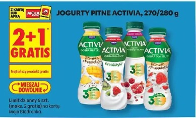 Jogurty pitne Activia