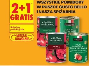 Pomidory w puszce Gusto Bello i Nasza Spiżarnia