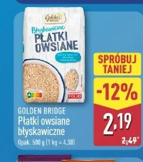 Golden Bridge Płatki owsiane błyskawiczne