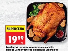 Kaczka z gruszkami w marynacie o smaku białego wina Prosto do piekarnika Biedronka