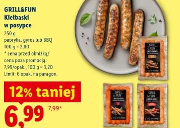 Grill&Fun Kiełbaski w posypce