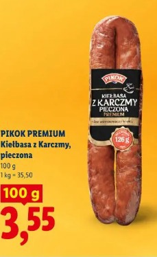 Pikok Premium Kiełbasa z Karczmy, pieczona