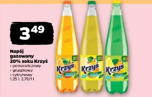 Napój gazowany 20% soku Krzyś